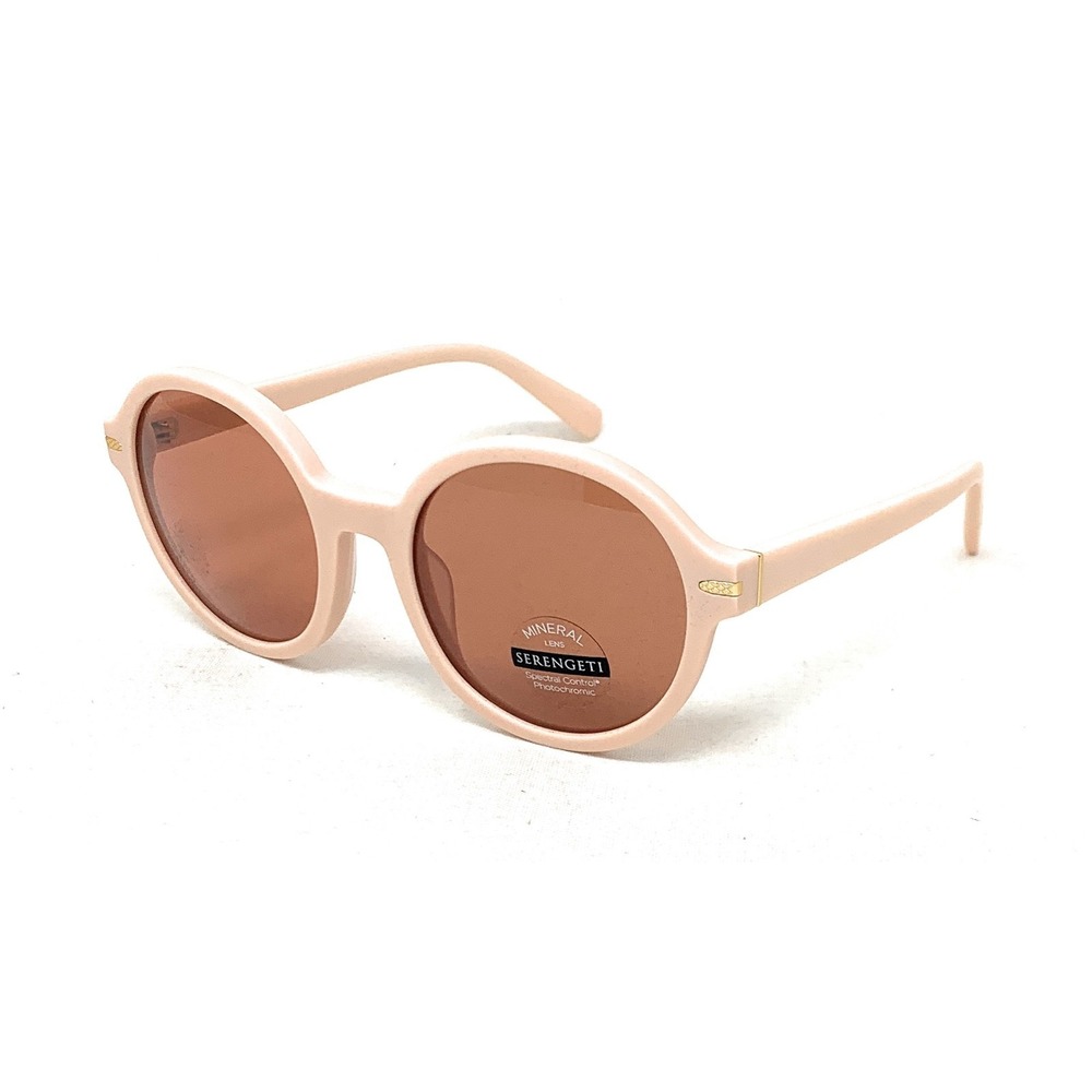 SERENGETI Joan SS577006 Women's Amber Drivers Sunglasses Matte Nude